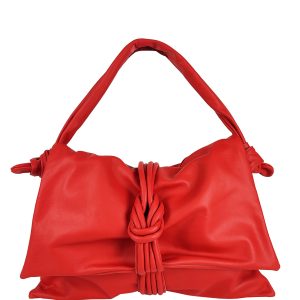 Borsa a spalla pelle rosso
