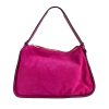 borsa a spalla camoscio fucsia