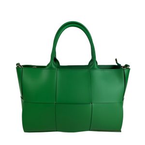 Borsa a mano pelle verde