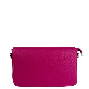 Borsa a tracolla pelle fucsia