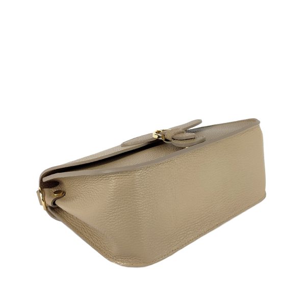 borsa a spalla beige