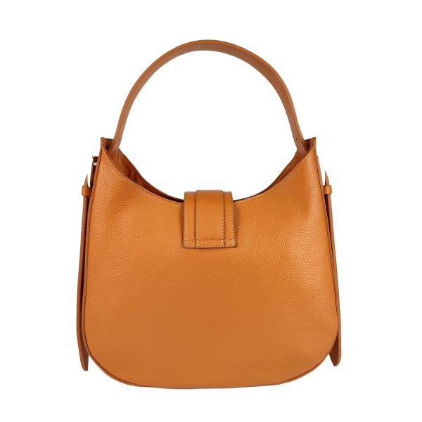 borsa a spalla pelle martellata cuoio retro