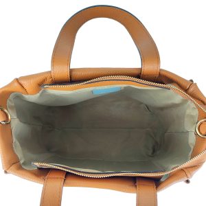 borsa a mano pelle cuoio interno