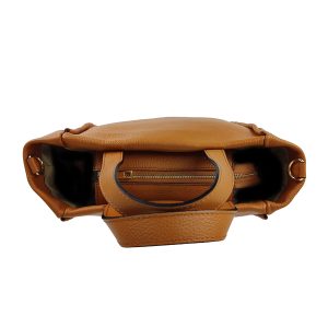borsa a mano pelle cuoio sopra