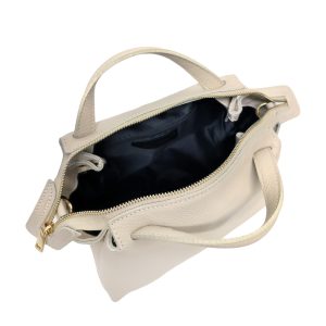 borsa a mano avorio