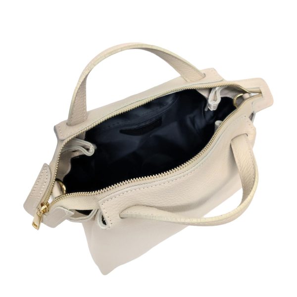 borsa a mano avorio