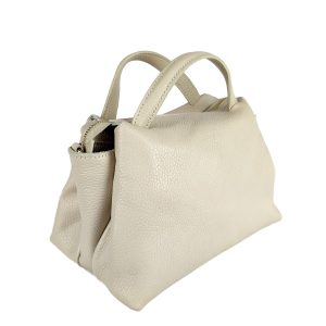 borsa a mano avorio