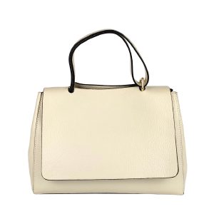 borsa a mano pelle panna