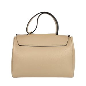 borsa a mano pelle beige