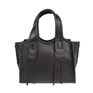 borsa a mano pelle nero