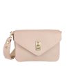 borsa a tracolla pelle rosa
