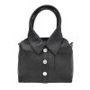 borsetta camicia pelle nero