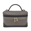 borsa in pelle bauletto taupe