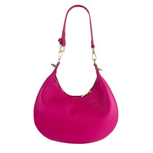 SPR411 Borsa a Spalla in Pelle con Gancio