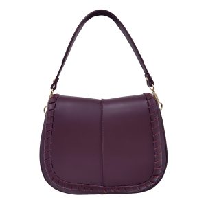 AML654 Borsa a Spalla in Pelle con Patta