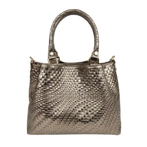 AM9112 Borsa a Mano in Pelle Laminata