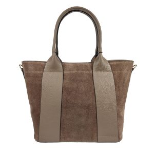 AM9161 Borsa a Mano in Pelle Scamosciata