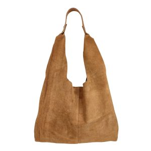 AM9162 Borsa a Spalla in Pelle Scamosciata