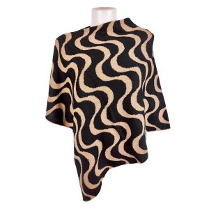 AM-PO10041 Poncho Trama Onde