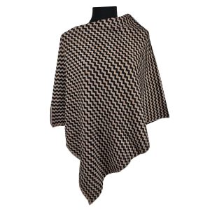 AM-PO10081 Poncho Trama Zigzag