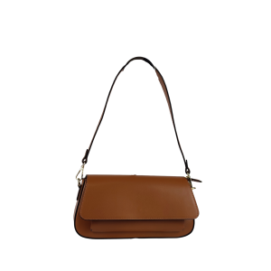 AM12110 Borsa a Spalla in Pelle con Patta