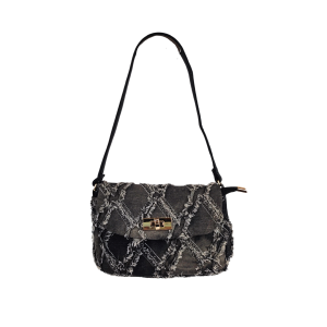 AM12135 Borsa a Spalla in denim