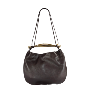 AM12170 Borsa in Pelle con Manico in Metallo